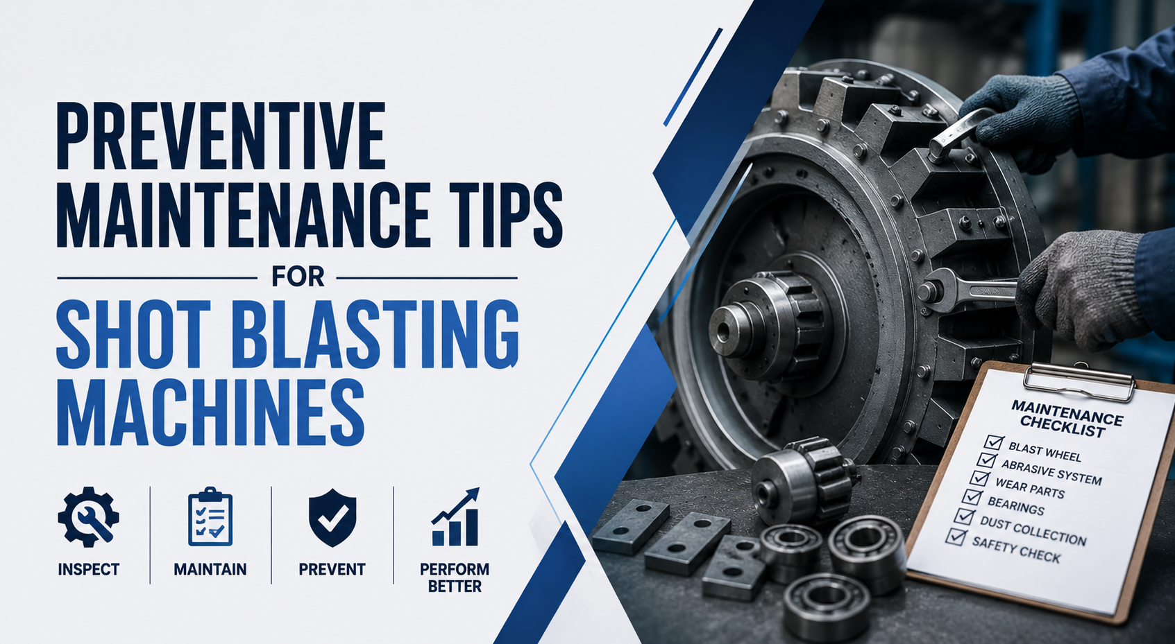 Preventive Maintenance Tips for Shot Blasting Machines