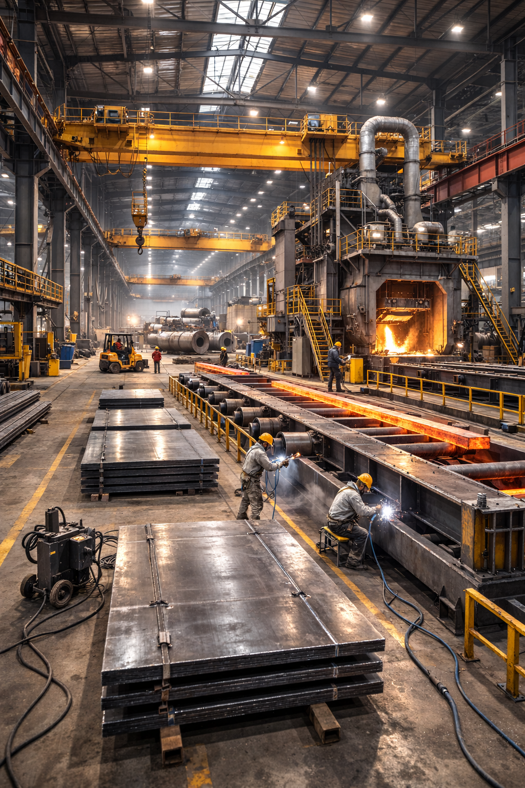 Steel processing environment