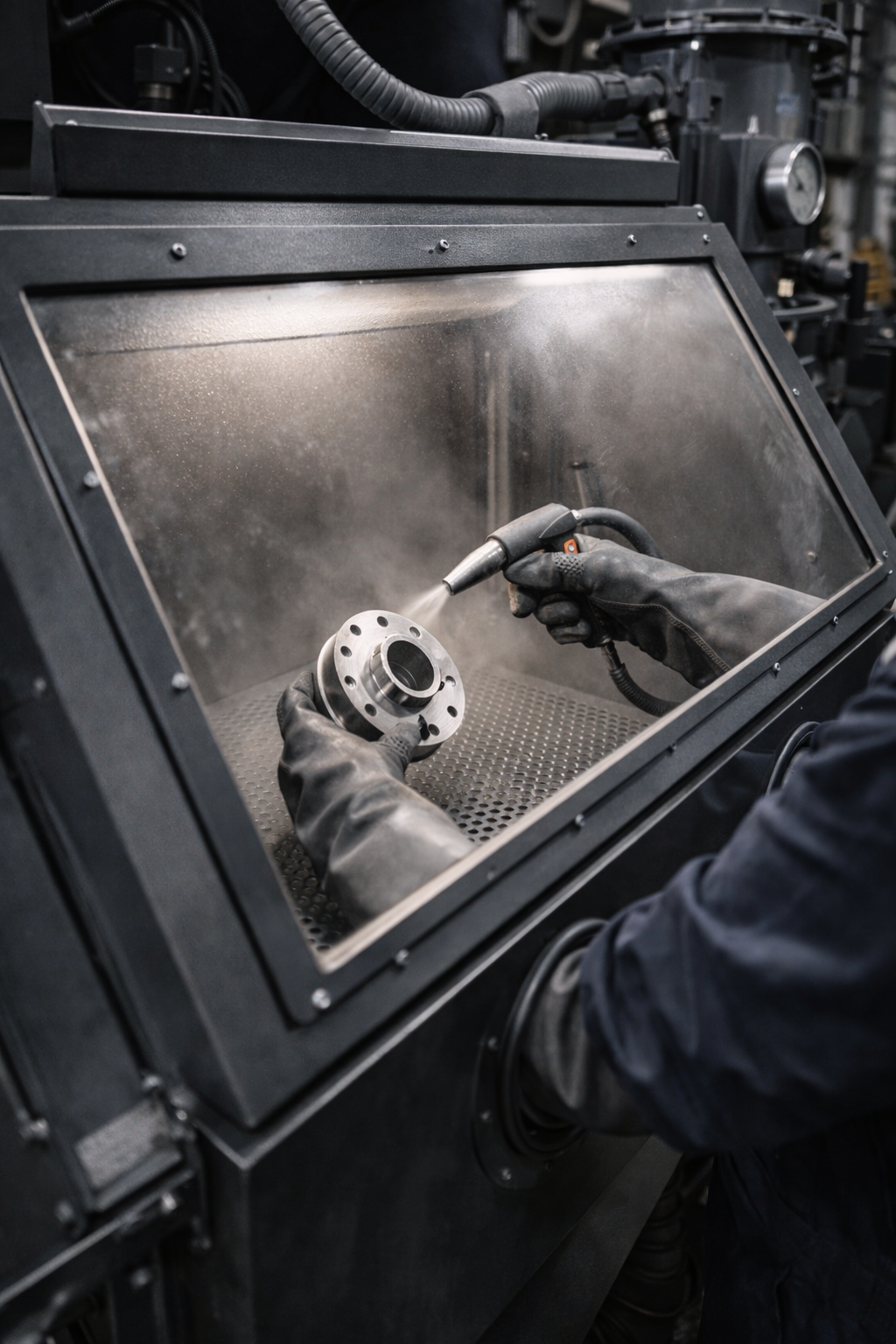 Suction Blasting Cabinet